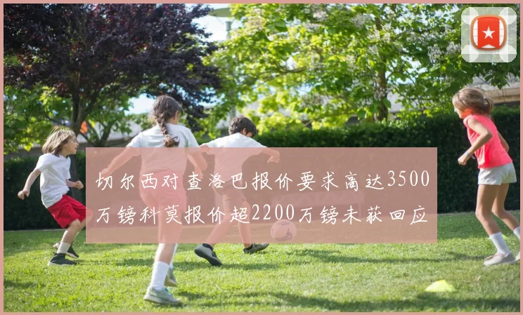 切尔西对查洛巴报价要求高达3500万镑科莫报价超2200万镑未获回应